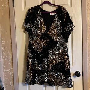 Southern Fried Chics Sequin Dress 3XL